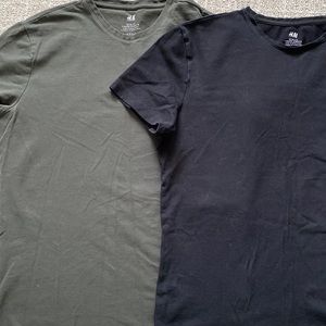 H&M Mens Slim Fit tees